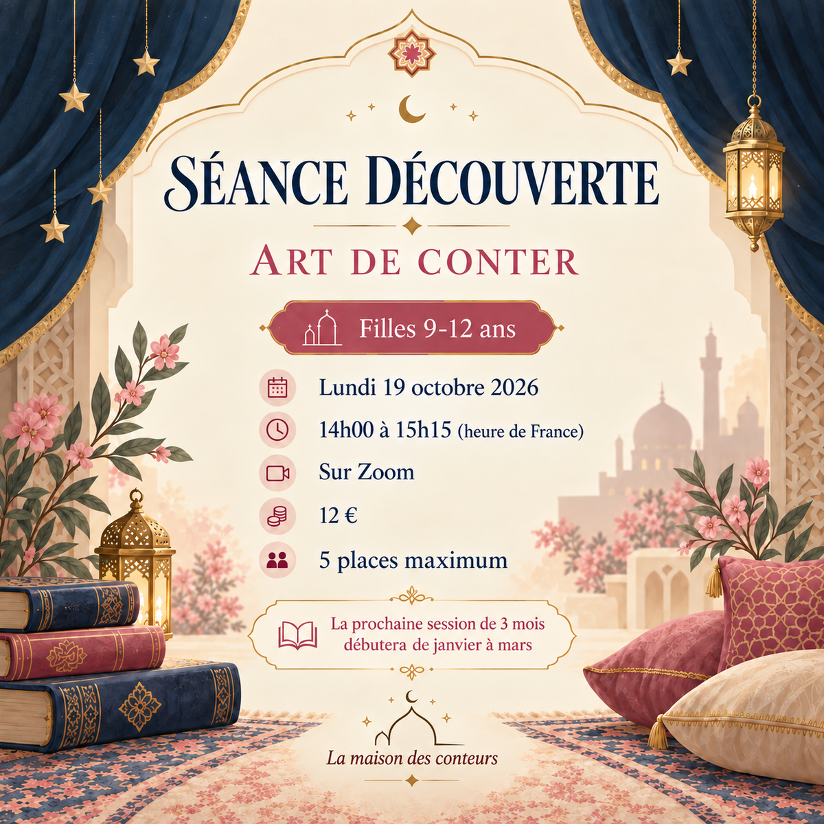 Séance découverte Atelier Art de Conter (5 places maximum) (Copie) (Copie) (Copie)