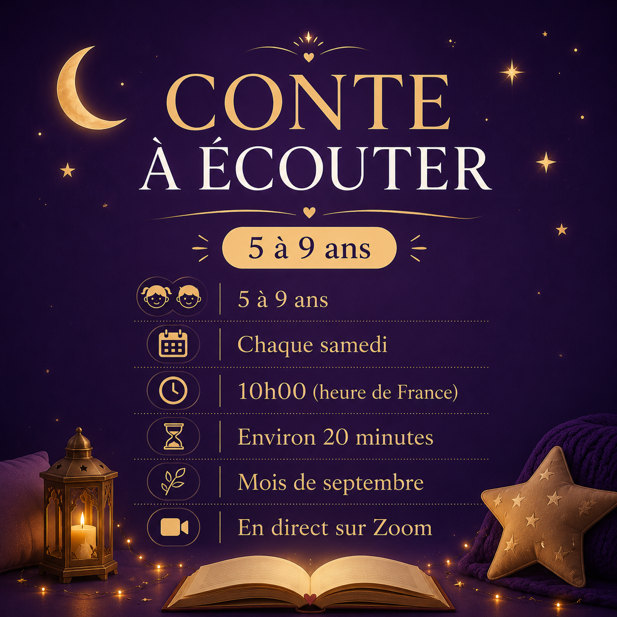 J'écoute une conteuse raconter une histoire
