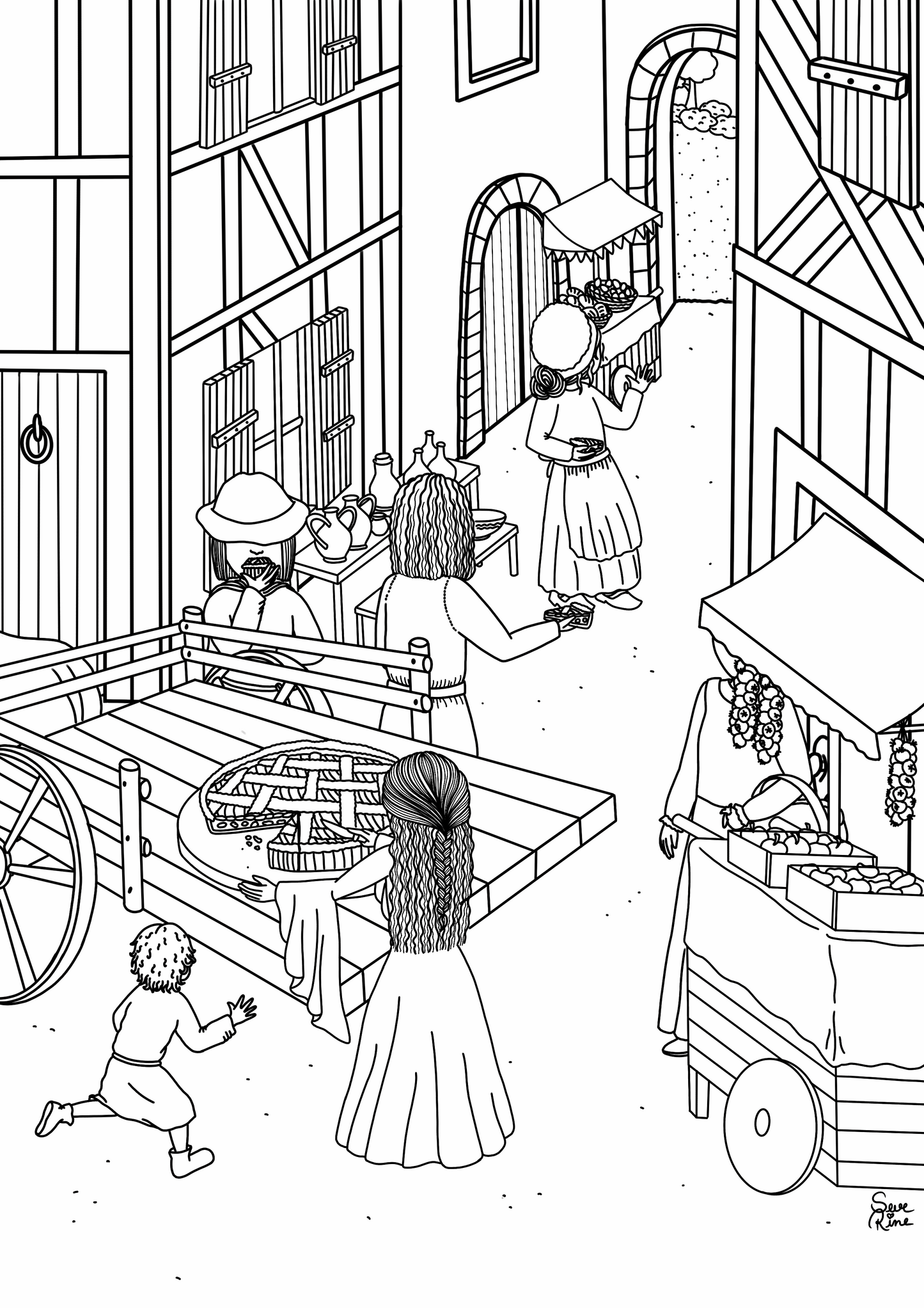 43 contes à colorier à télécharger !