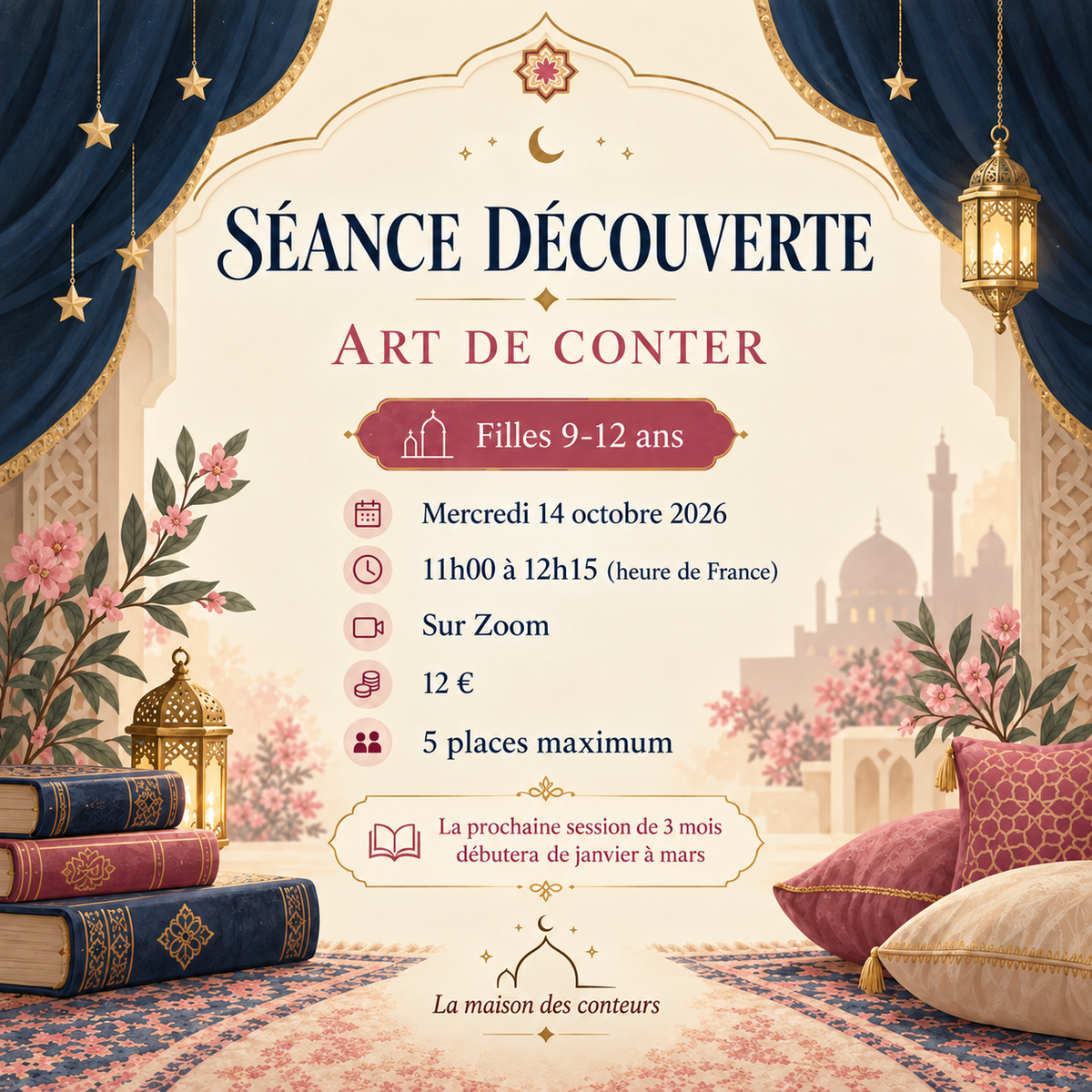 Séance découverte Atelier Art de Conter (5 places maximum)