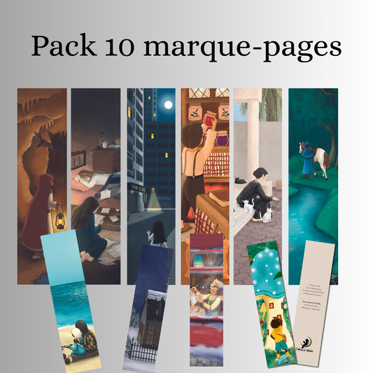 Pack 10 marque-pages