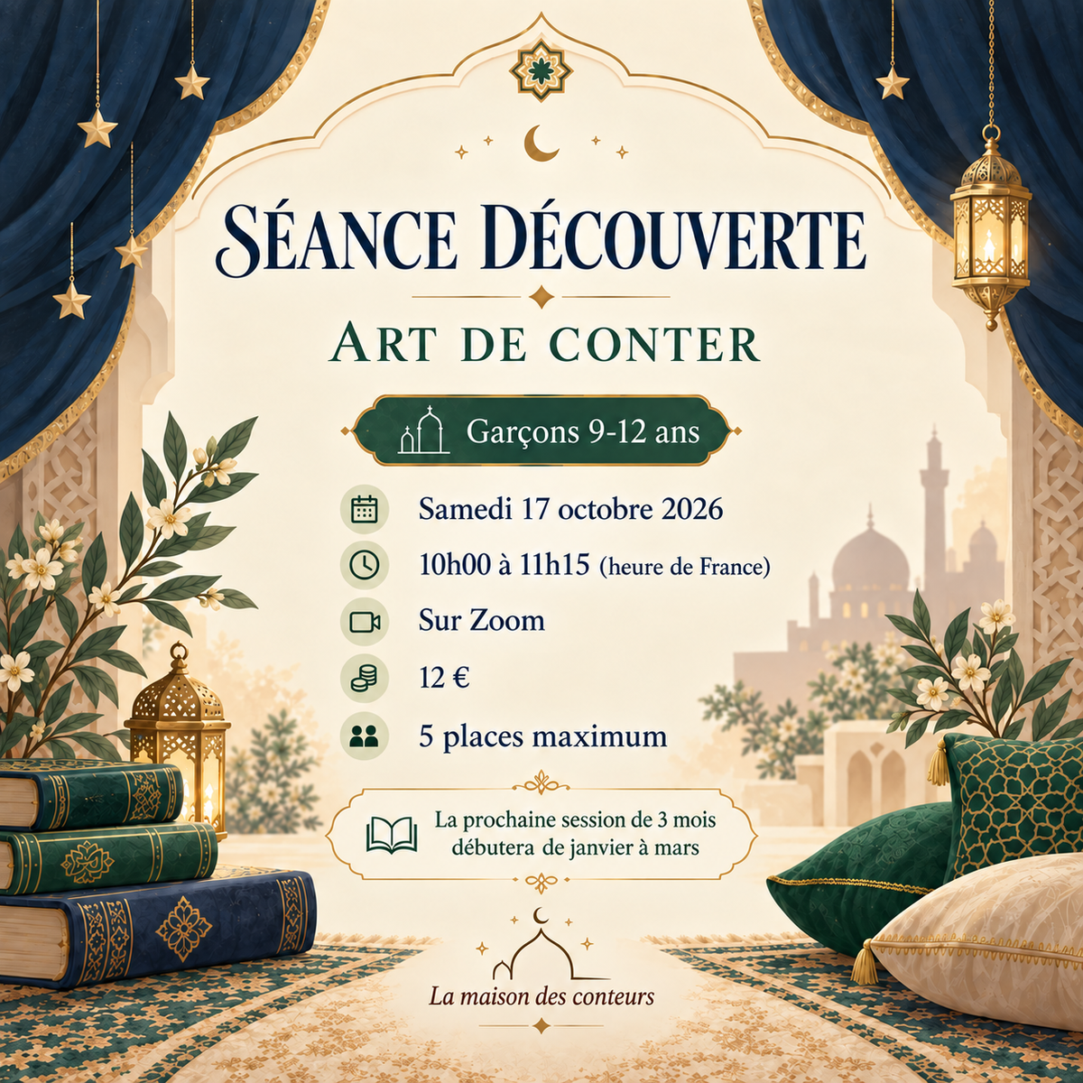 Séance découverte Atelier Art de Conter (5 places maximum) (Copie) (Copie)