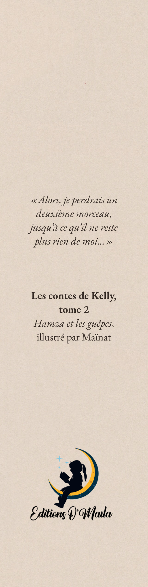 Marque-pages, Hamza et les guêpes