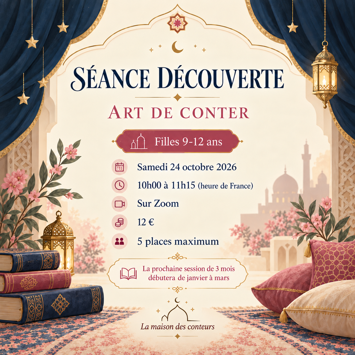 Séance découverte Atelier Art de Conter (5 places maximum) (Copie)