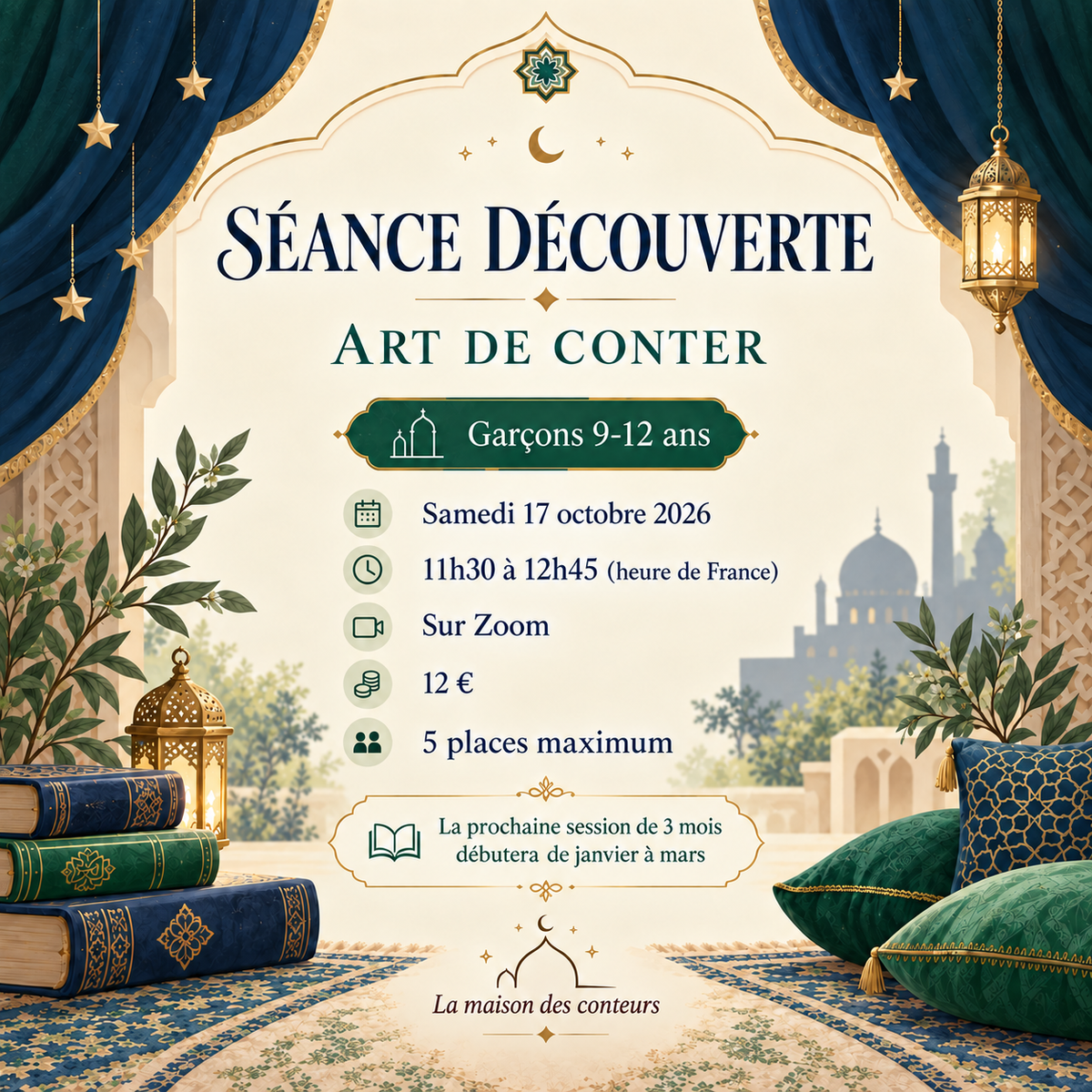 Séance découverte Atelier Art de Conter (5 places maximum) (Copie) (Copie) (Copie) (Copie)