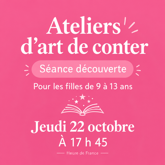 SEANCE DECOUVERTE EN LIGNE, Atelier d'art de conter
