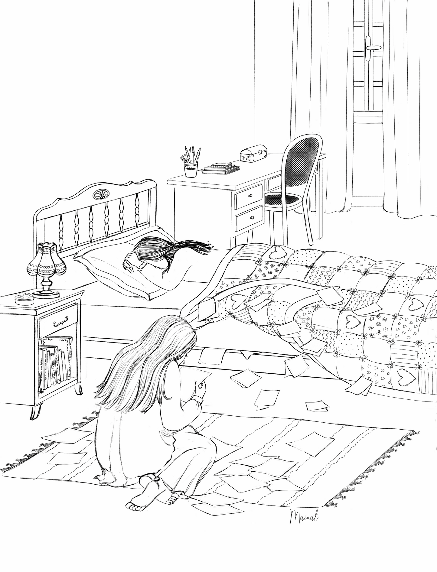 43 contes à colorier à télécharger !